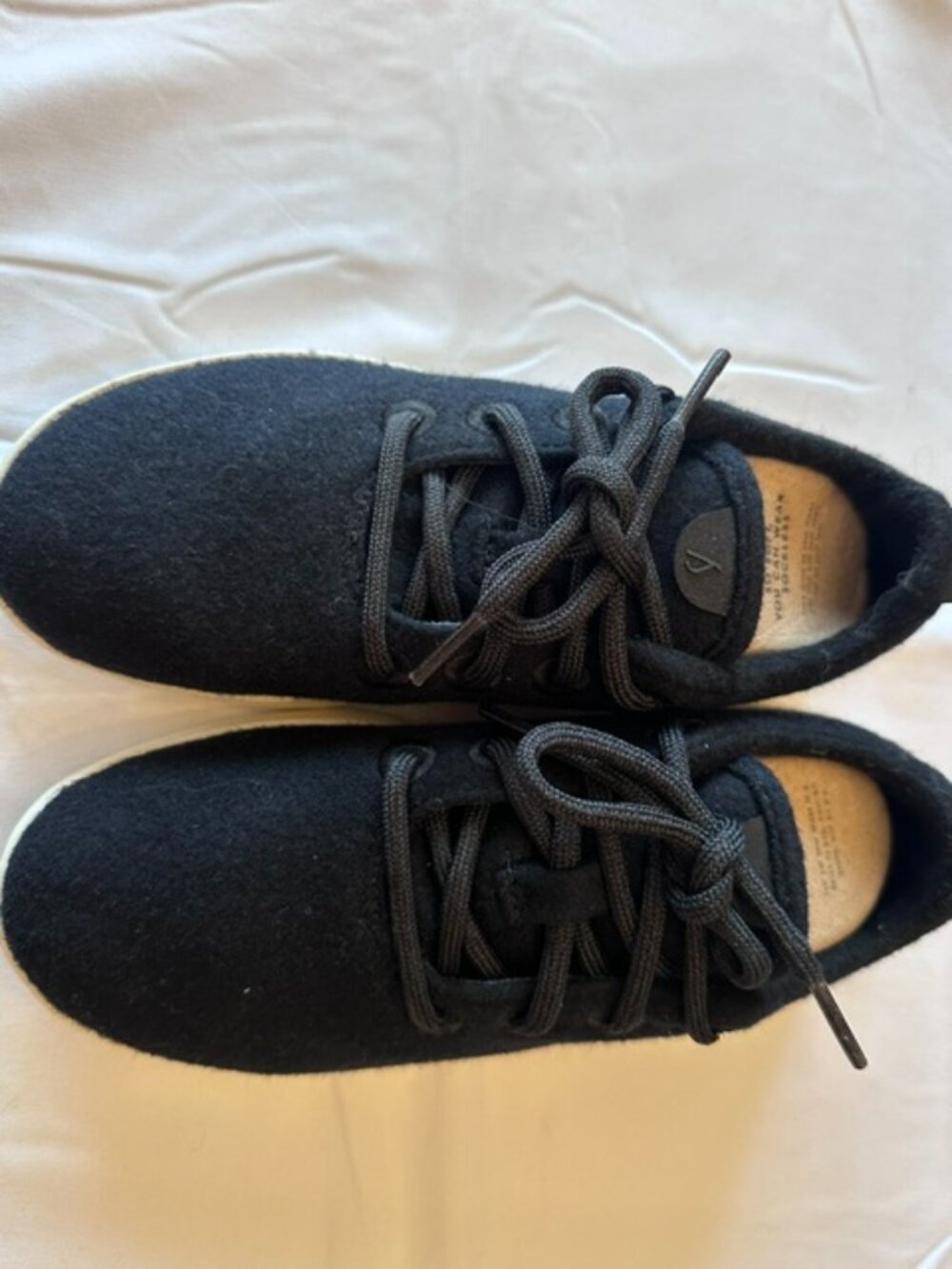 Allbirds Wool Runners Women's Size 5 Black Merino Wool Sneakers